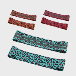 Custom New Product Leopard Squat With Non-slip Latex Fabric Resistance Bands www.gmtpet.cn