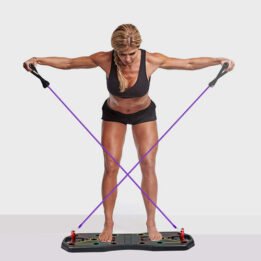 Fitness Equipment Multifunction Chest Muscle Training Bracket Foldable Push Up Board Set With Pull Rope www.gmtpet.cn