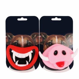Squeak Chewing Funny Teeth Pig Nose Joke Prank Custom Vinyl Toy Pet Teething Toys For Halloween Toy www.gmtpet.cn