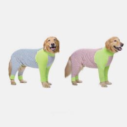 Wholesale Summer Pet Clothing Striped Clothes For Big Dogs Four Legs www.gmtpet.cn