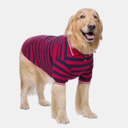 Pet Clothes Thin Striped POLO Shirt Two-legged Summer Clothes 06-1011-1 www.gmtpet.cn