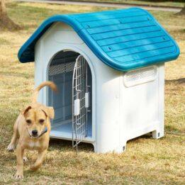 Winter Warm Removable and Washable perreras para perros Pet Kennel Plastic Kennel Outdoor Rainproof Dog Cage www.gmtpet.cn