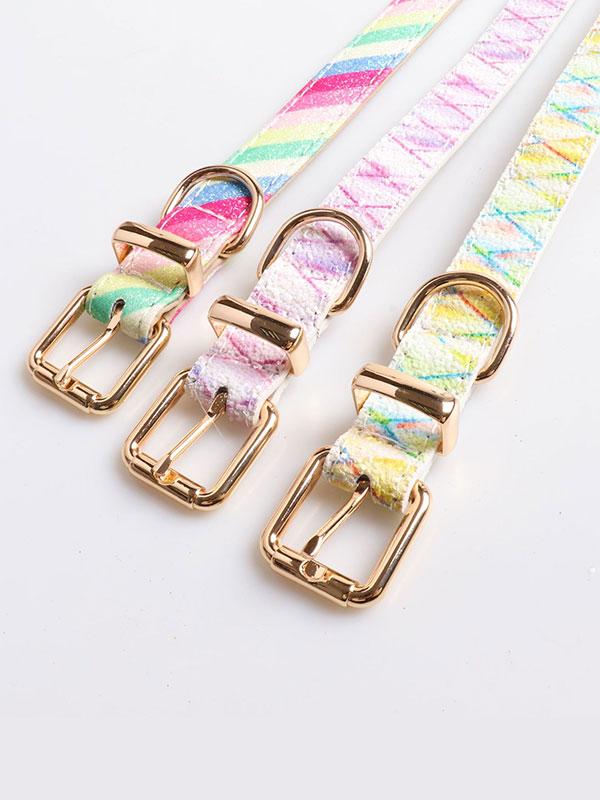 New Design Luxury Dog Collar Fashion Acrylic Dog Collar With Metal Buckle Dog Collar 06-0543 www.gmtpet.cn