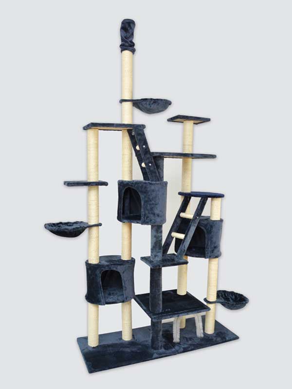 Plataforma de juego para gatos con árbol para gatos grandes de sisal multicapa de lujo www.gmtpet.cn