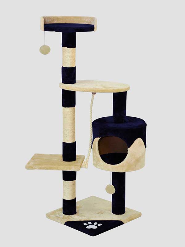 Poste moderno del rasguño del gato del árbol de la felpa de la cuerda del sisal de la venta al por mayor del OEM www.gmtpet.cn