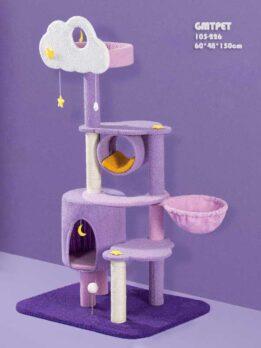 Fabricação de estrutura de escalada para gatos série fantasia OEM paraíso para gatos 105-226 www.gmtpet.cn