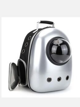 Star Silver Upgraded Side Opening Pet Cat Backpack 103-45012 www.gmtpet.cn