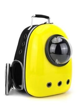 Yellow upgraded side opening cat backpack 103-45013 www.gmtpet.cn